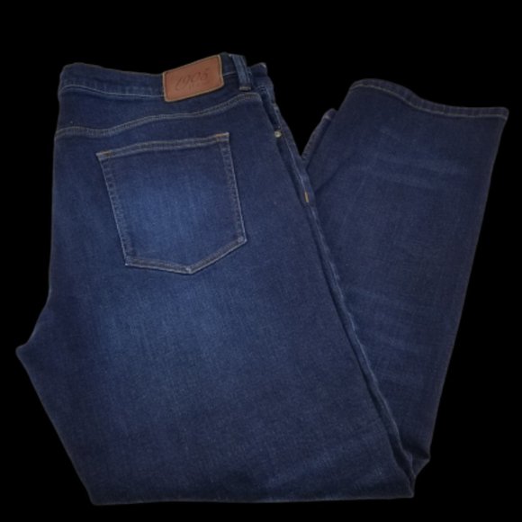 JoS. A. Bank 1905 Men's Tailored Fit  Dark Blue Straight Leg Jeans Size 40 x 29 - Picture 1 of 6